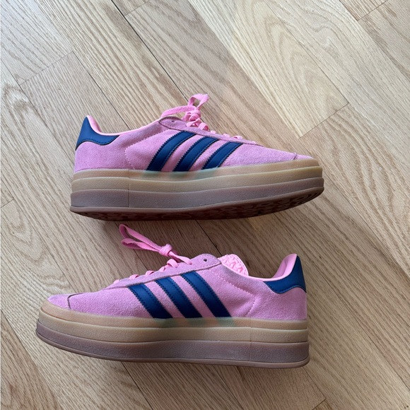 Adidas Gazelle Platform Bold Pink Glow Gum - Picture 3 of 7